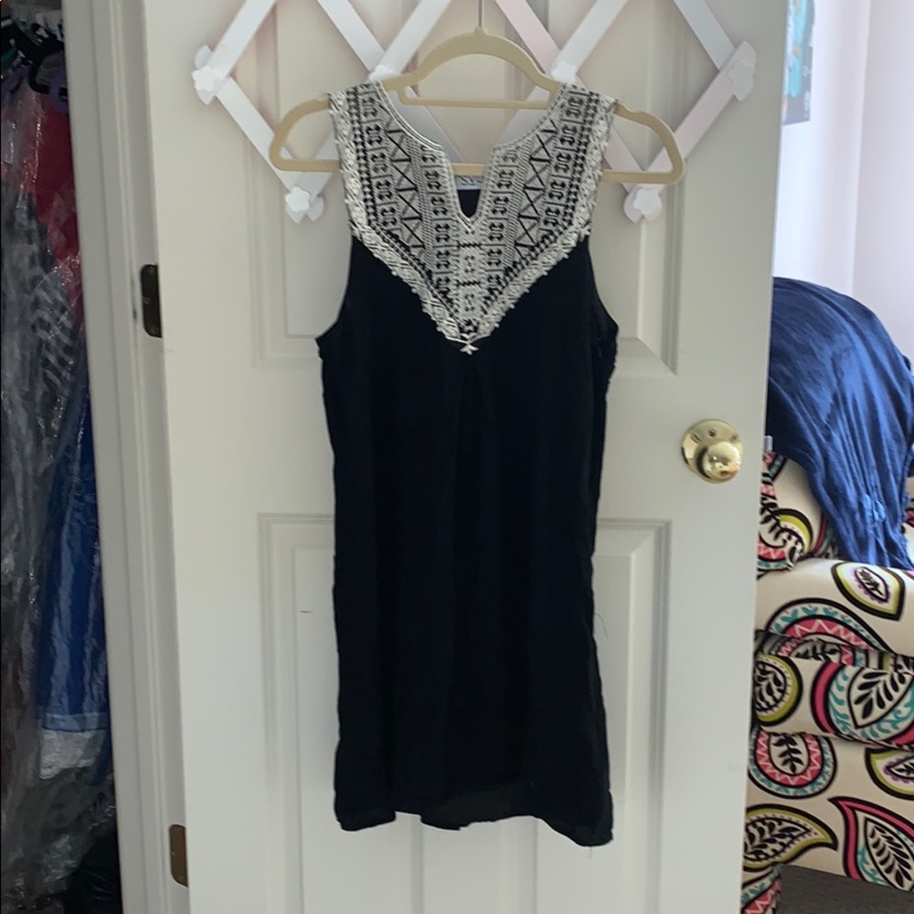 Black and white dress